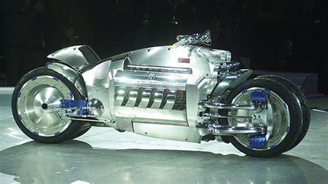 Motorcycle Dodge Tomahawk V10 Superbike It Has A Top
