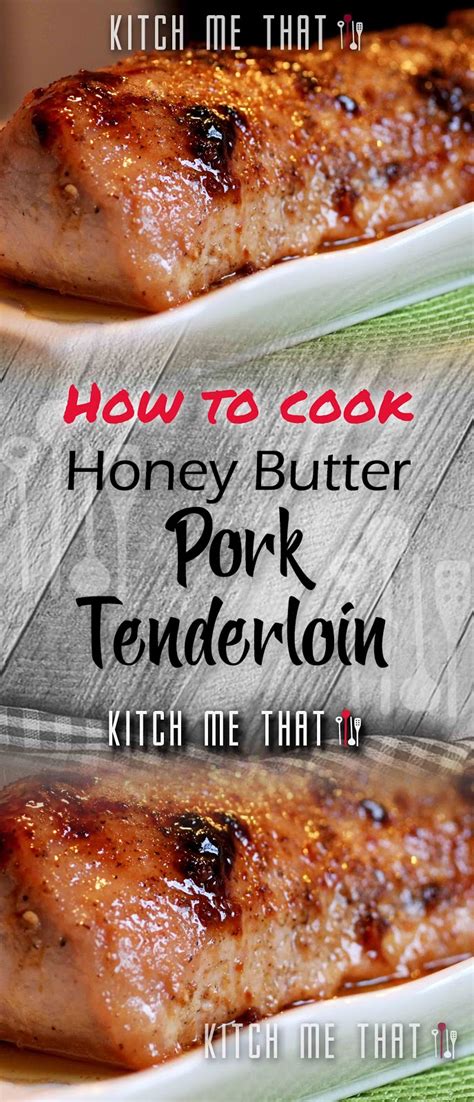 The classic peppercorn sauce gets a cidery makeover too. Honey Butter Pork Tenderloin | Kitch Me That 2021