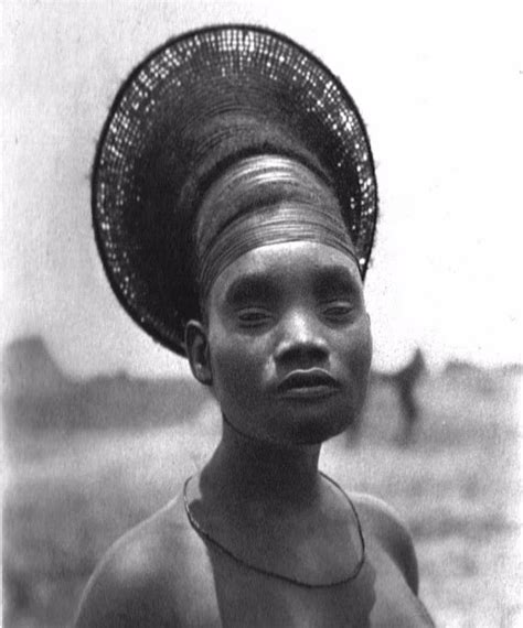 The Incredibly Elongated Head Culture Of The Mangbetu People ~ Vintage