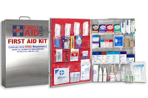 First Aid Cabinets And Kits First Aid Usa