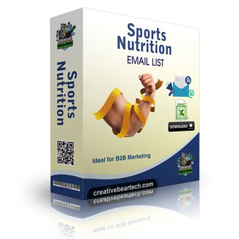 Sports Nutrition Industry B2b Marketing List Creative Bear Tech