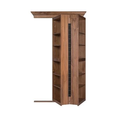 Flush mount hinge supports gates up to 75lbs and 60 wide. Flush Mounted Hidden Door Hinge Kit | The Murphy Door