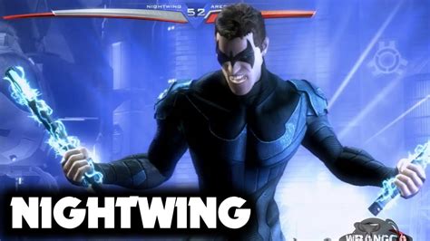 Injustice Gods Among Us Nightwing Super Attack Moves Ultimate