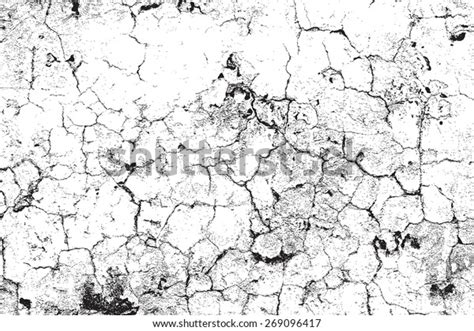 Distressed Cracked Paint Overlay Texture Eps10 Stock Vector Royalty