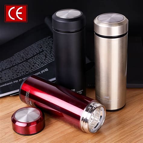 Double Walled Thermos Bottle Glass Liner Thermocup Insulated Thermal Flask Vacuum Flask Coffee