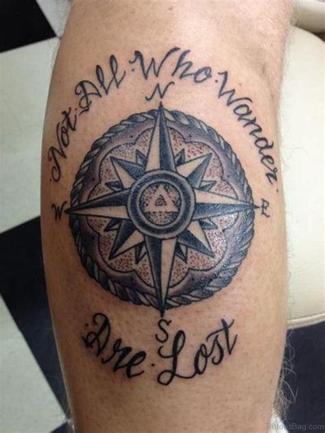 Stylish Compass Tattoos For Leg Tattoo Designs Tattoosbag Com