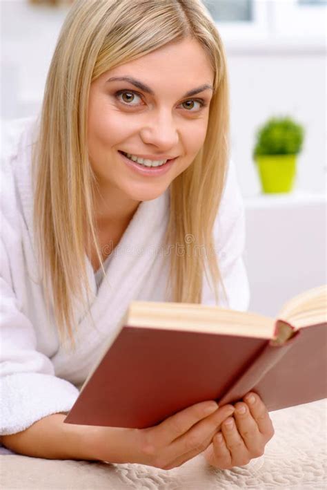 Attractive Woman Reading A Book Stock Image Image Of Reading Lodgings 62968077