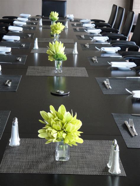 Boardroom Table Native Flowers Simple Table Decorations Simple