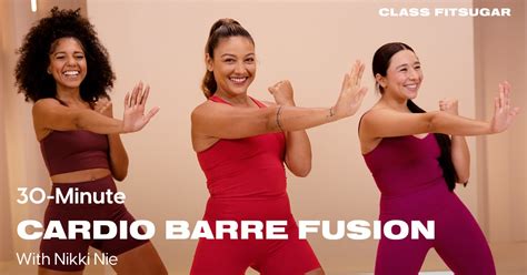 30 Minute Cardio Barre Fusion Workout Popsugar Fitness Uk