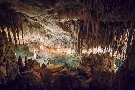Jeskyně Drach Caves Mallorca Cuevas Del Drach Cestování S Fotografem