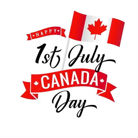Premium Vector Canada Day 1st July Vector Illustration Happy Canada