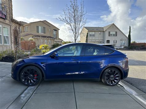 2022 Model Y Performance Deep Blue Metallic Ws6et Sell Your