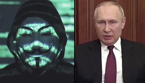 anonymous hackers unleash cyber war on vladmir putin s government