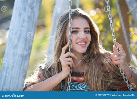 Portrait Of Beautiful Young Woman Woman With Romantic Smile Outdoor Portrait Of A Cute Girl