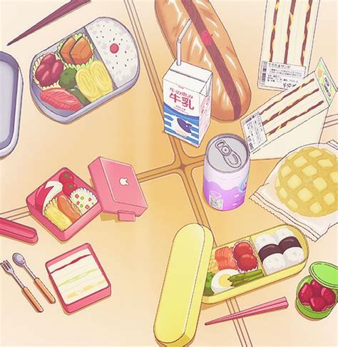 100 Best Anime Food ♥ Images Anime Food Food Illustrations In 2020