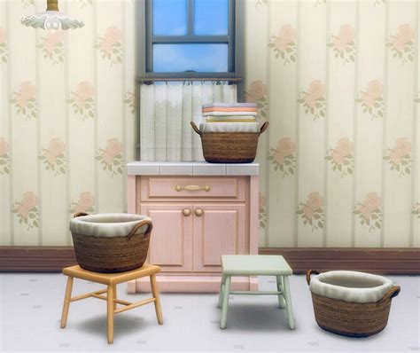 Laundry Mini Set By Pocci At Garden Breeze Sims 4 Sims 4 Updates