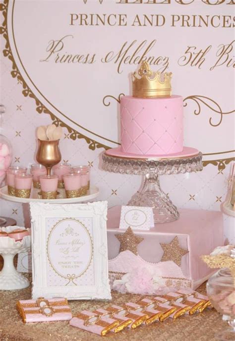 Kara S Party Ideas Pink And Gold Princess Party With Lots Of Cute Ideas