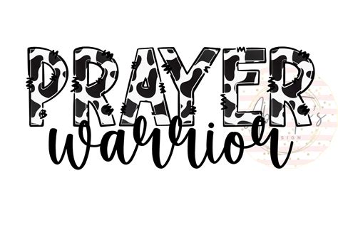 Prayer Warrior Graphic By Alyssa Bain · Creative Fabrica