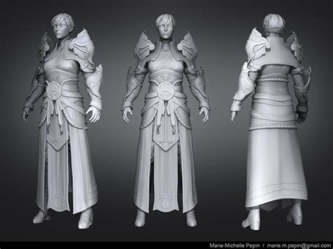 High Resolution Female Monk From Diablo Iii On Behance With Images
