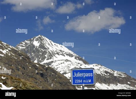 Julier Pass Switzerland Stock Photo Royalty Free Image 62817450 Alamy