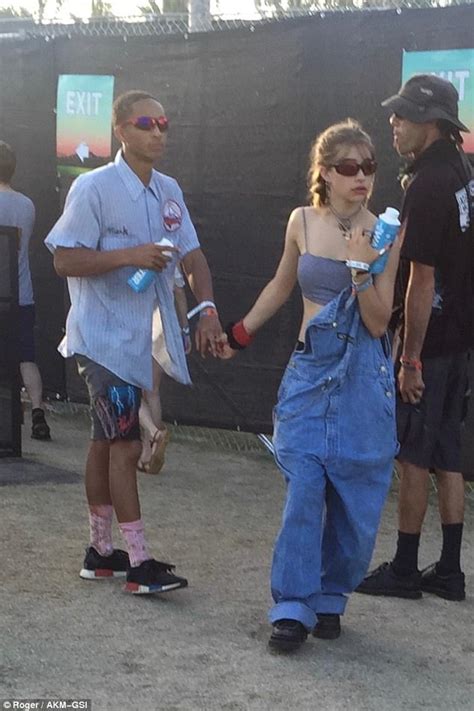 Jaden Smith Holds Hands With Odessa Adlon At Coachella Daily Mail Online