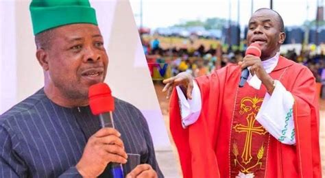 Meanwhile, governor dave umahi of ebonyi state, who was a beneficiary of mbaka's. Father Mbaka Didn't Apologise To Me Over His Supreme Court ...