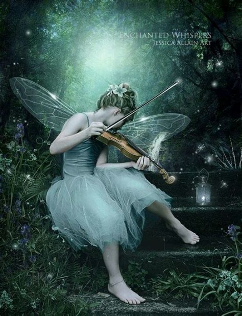 Violins Fairy Faery Art Beautiful Fairies Fairy Art
