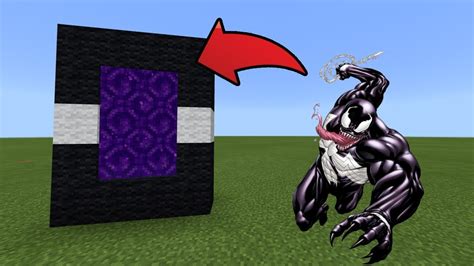 How To Make A Portal To The Venom Dimension In Mcpe Minecraft Pe