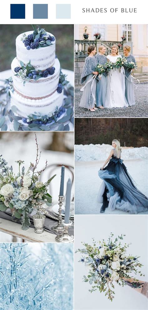 Winter Wedding Color Palettes Image To U