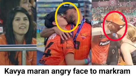 Kavya Maran Angry On Aiden Markram Misbehaviour In Front Of Camera Mi Vs Srh Kavya Maran Youtube