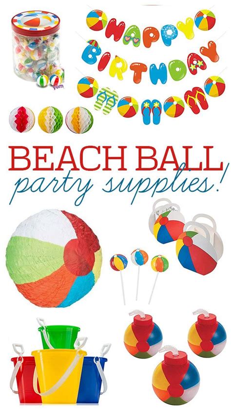 Beach Ball Birthday Party Ideas Beach Ball Birthday Beach Birthday Party Beach Ball Party