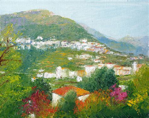Ravello Autumn Amalfi Coast Italy Painting By Dai Wynn Fine Art America
