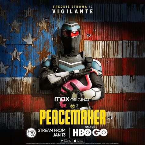 Peacemaker Les Personnages De La Série Hbo Max Saffichent Dans Une