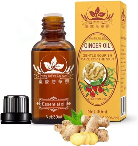Ginger Essential Oil For Lymphatic Drainage Swelling Ginger Oil