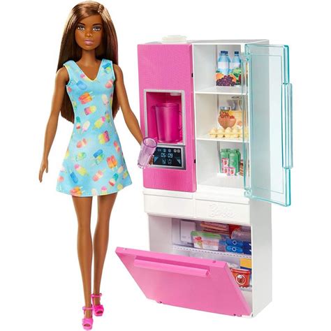 Set Cocina Con Nevera Barbie GHL85 BarbiePedia