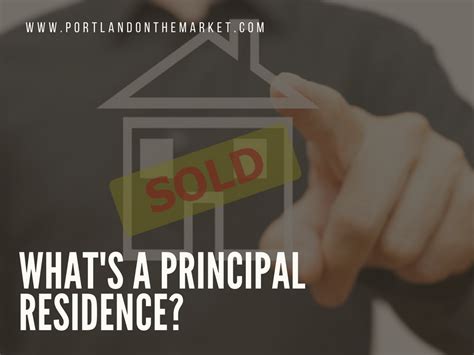 Principal Or Primary Residence What Does It Mean