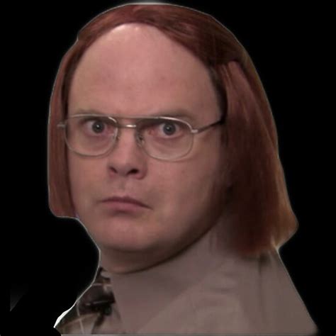 The Office Dwight Schrute Meredith Wig Photographic Print By