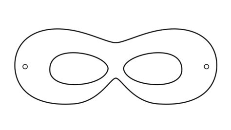 superhero mask template printables clipart