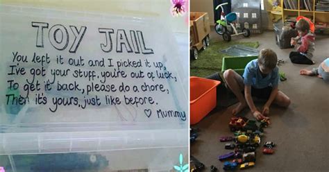 Genius 'toy jail' parenting hack gets kids to change their ...