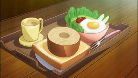 Anime Bread And Egg Image Cafe Food Food Food Drawing