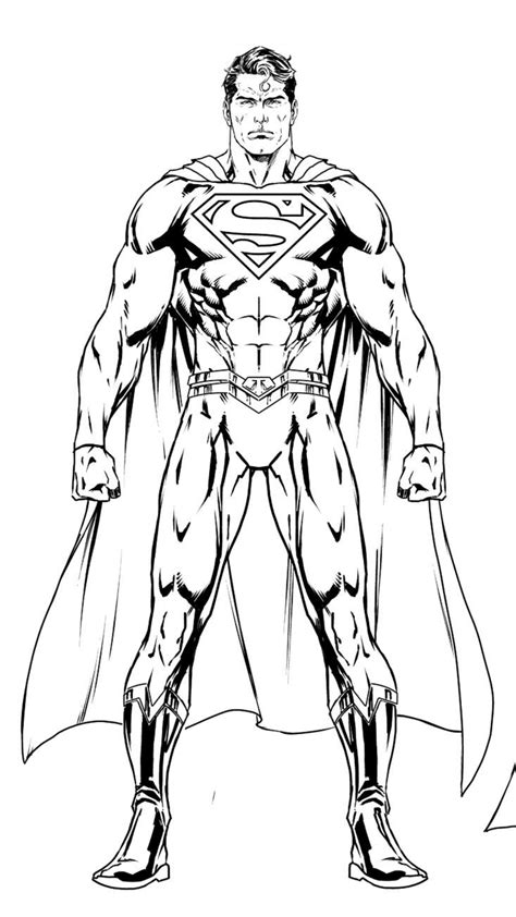 Desenhos Para Colorir Imagens Do Superman Para Colorir E Imprimir