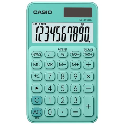 Qr codes are not necessary on casio's graphing calculators because the visualization is built into the graphing calculators. Casio SL310UCGN Handheld Calculator Green | OfficeMax NZ
