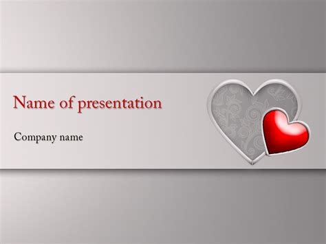 Valentines Day Powerpoint Template For Impressive Presentation Free