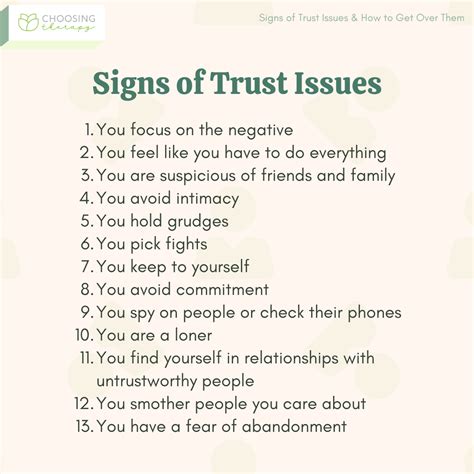 Trust Issues Relationship