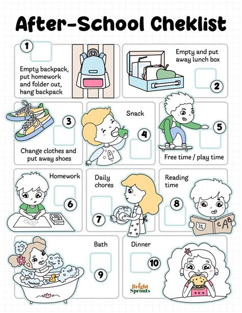 After School Routine Simple Checklist To Turn Chaos Into Calm