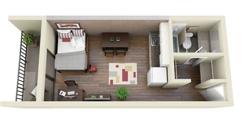 Planos De Apartamentos Pequeños De Un Dormitorio Diseños Construye Hogar