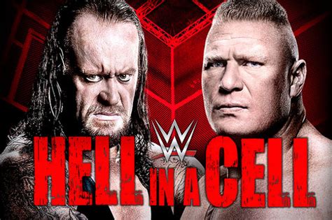 Wwe Hell In A Cell 2015 Predictions Brock Lesnar Vs Undertaker Roman