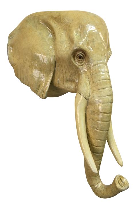 Bustamante Paper Mache Elephant Sculpture on Chairish.com | Elephant sculpture, Elephant, Sculpture