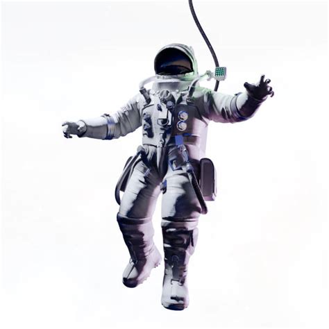Astronaut In Space Floating