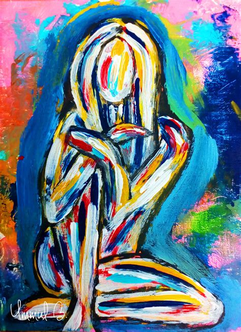 Abstract Figure Acrylic Painting Canvas Art Painting Cool Art